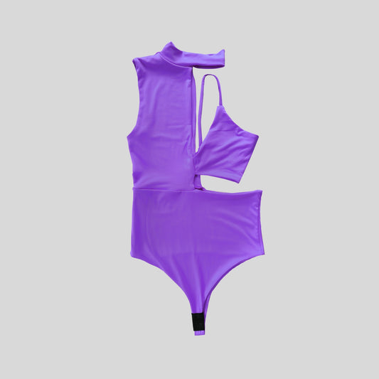 Bodysuit Asimétrico One-Cup - Lila