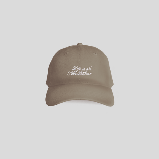 Gorra Beisbolera Life Is All About Movement - Beige