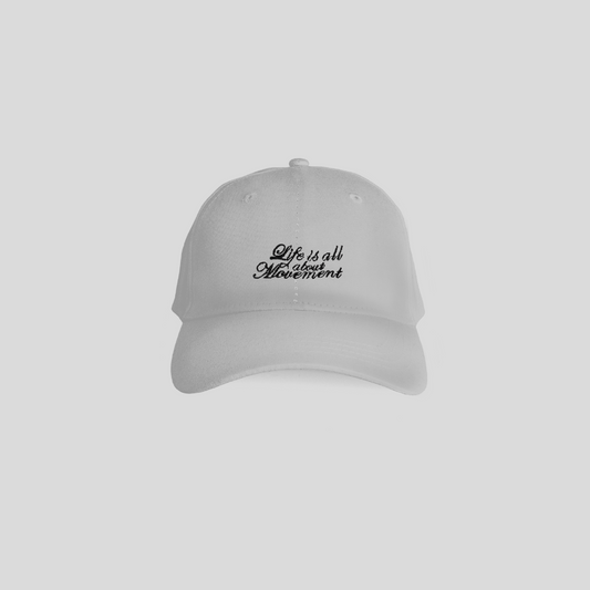 Gorra Beisbolera Life Is All About Movement - Blanco