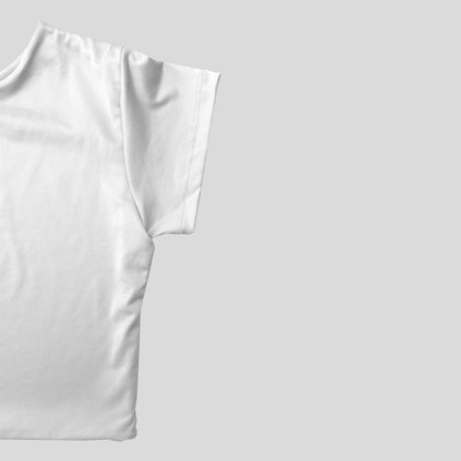 Camiseta Cropped - Blanco