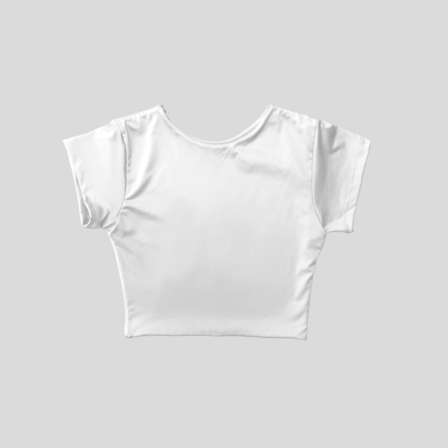 Camiseta Cropped - Blanco