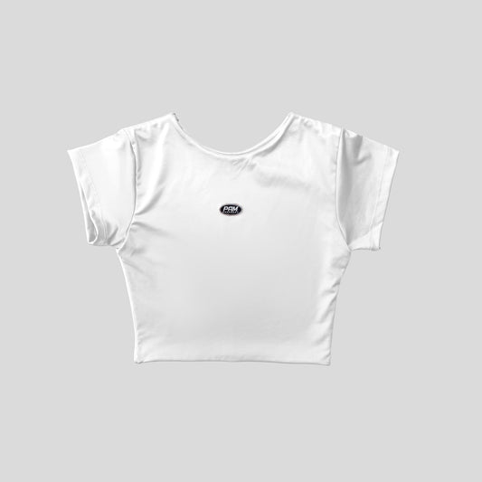 Camiseta Cropped - Blanco