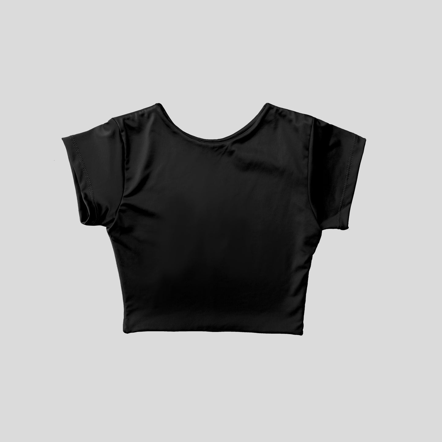 Camiseta Cropped - Negro