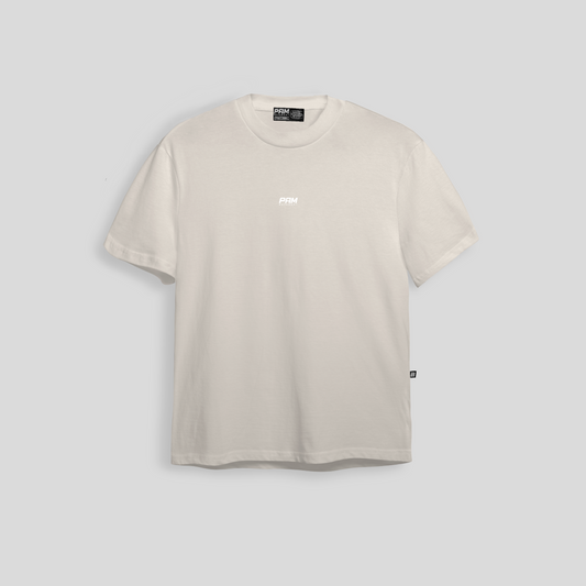 Camiseta Boxy Fit Basic - Beige