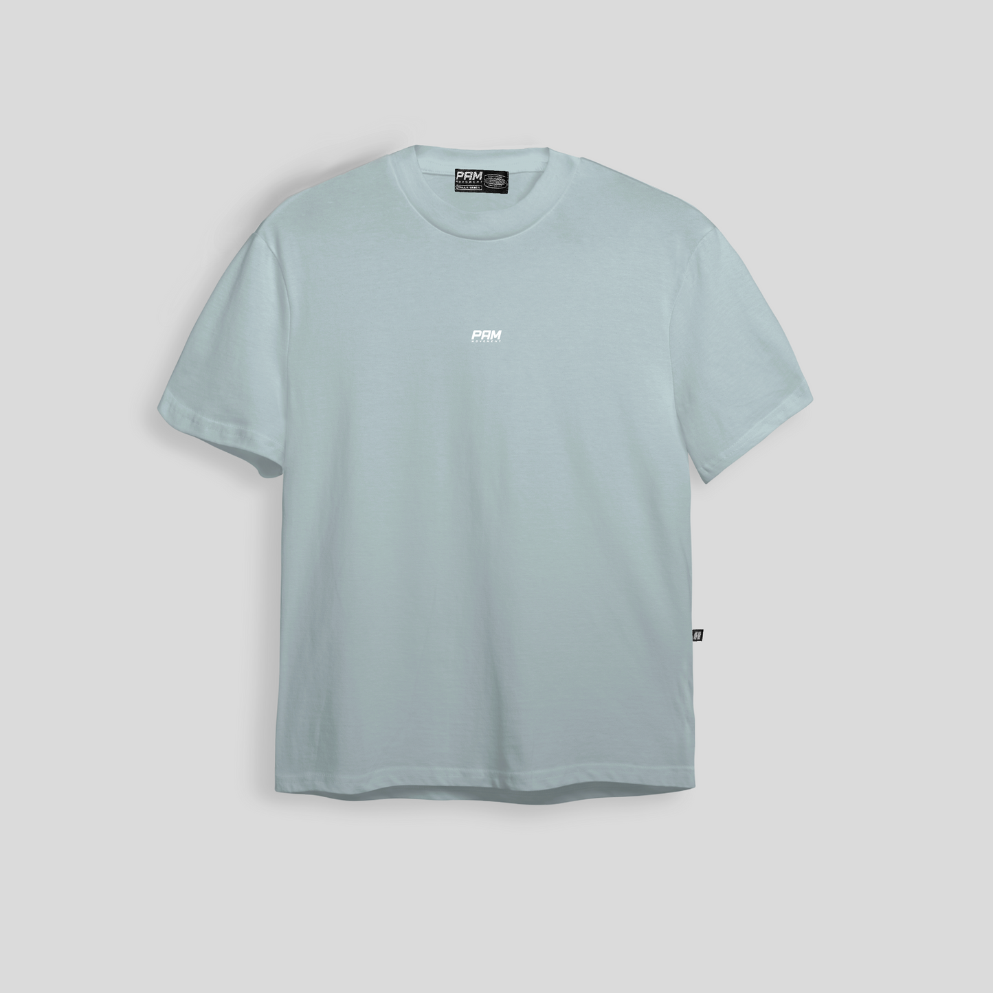 Camiseta Boxy Fit Basic - Azul Claro