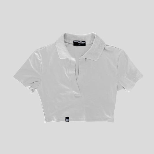 Camiseta tipo Polo - Blanco