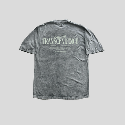 Camiseta Acid Wash Transcendence - Gris