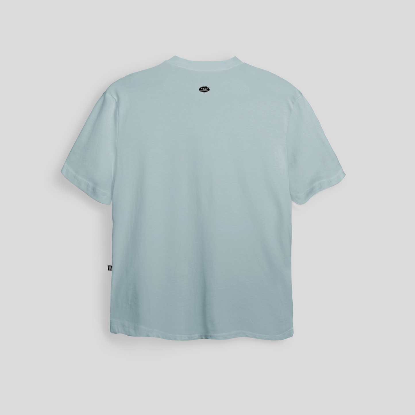 Camiseta Boxy Fit Basic - Azul Claro