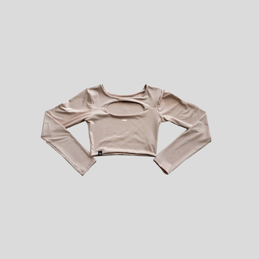 Top Escotado Vibes - Beige